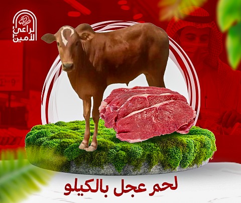 5 كيلو لحم عجل صغير